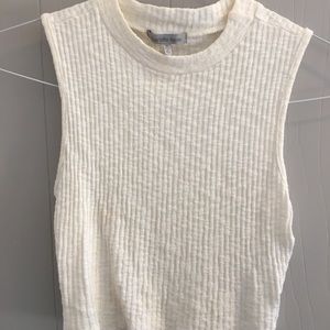 White crop top